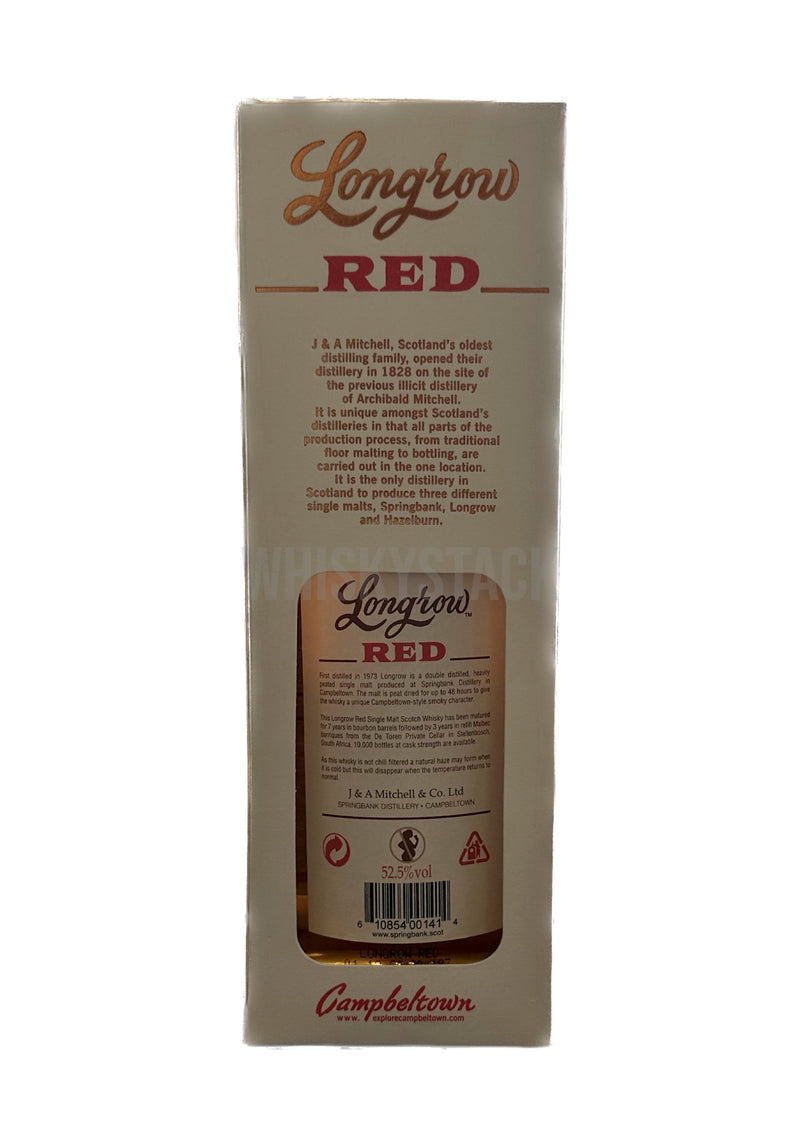 Longrow RED 10 Year Old 2020 - An Exclusive and Intense Whiskey Experience