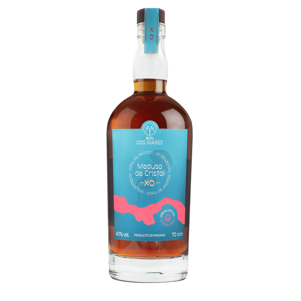 Ron Dos Mares Medusa de Cristal XO Panama Rom Flaske
