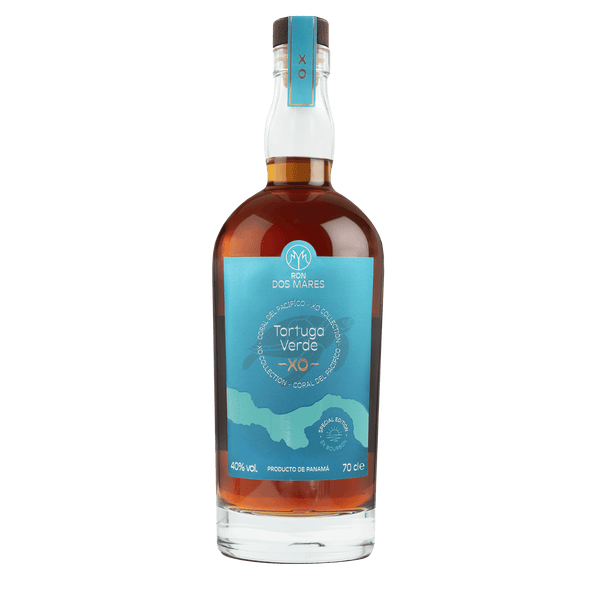 Ron Dos Mares Tortuga Verde XO Panama Rom Flaske