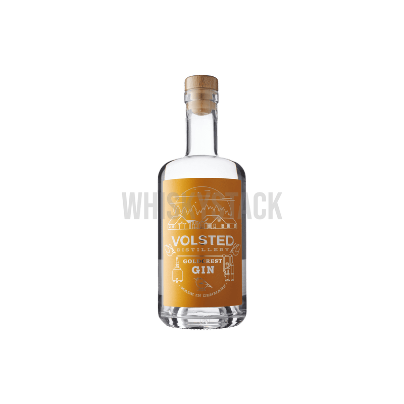 Volsted Goldcrest er en frisk og balanceret citrusgin med appelsin, citron og enebær. Perfekt med Fever Tree Mediterranean tonic og citron. 700 ml – 43 %